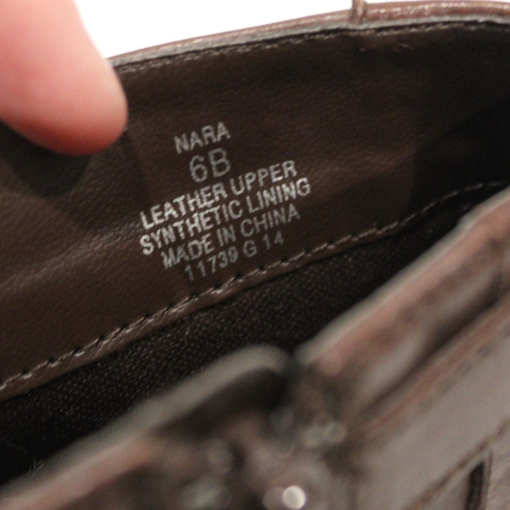 Lauren Ralph Lauren Brown Leather Ankle Booties - Picture 2 of 9